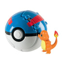 Pokebola com figura Pokémon colecionável