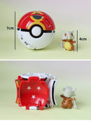 Pokebola com figura Pokémon colecionável