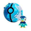 Pokebola com figura Pokémon colecionável
