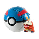 Pokebola com figura Pokémon colecionável