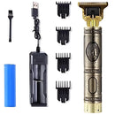 Máquina de Cortar Cabelo Profissional T9 – Recarregável via USB