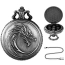 Relógio de Bolso com Mini Dados de Metal