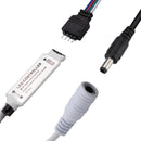 Fita LED RGB 5050 – 5 Metros com Controle e Fonte | À Prova d'Água – IP65 | Bivolt