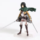 Action Figures Attack on Titan – Eren, Mikasa e Levi Ackerman | Figma