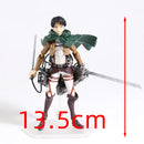 Action Figures Attack on Titan – Eren, Mikasa e Levi Ackerman | Figma