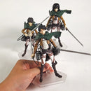 Action Figures Attack on Titan – Eren, Mikasa e Levi Ackerman | Figma