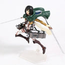 Action Figures Attack on Titan – Eren, Mikasa e Levi Ackerman | Figma