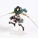 Action Figures Attack on Titan – Eren, Mikasa e Levi Ackerman | Figma