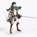Action Figures Attack on Titan – Eren, Mikasa e Levi Ackerman | Figma