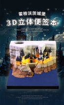 Bloco de notas 3D temático Harry Potter