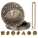 Relógio de Bolso com Mini Dados de Metal