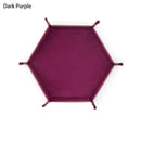 Bandeja Hexagonal de Dados - Forrada