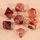 Conjunto de Dados Místicos de RPG com Glitter – Role com Estilo!