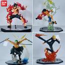 Figura One Piece – Luffy, Ace, Sanji, Sabo & Zoro (Edição Batalha)