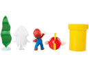 Super Mario – Diorama Subaquático com 3 Miniaturas e Acessórios
