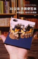 Bloco de notas 3D temático Harry Potter