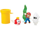Super Mario – Diorama Subaquático com 3 Miniaturas e Acessórios