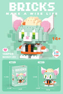 Blocos de Montar Miniatura Vários Modelos