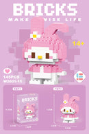 Blocos de Montar Miniatura Vários Modelos