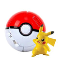 Pokebola com figura Pokémon colecionável