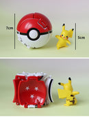 Pokebola com figura Pokémon colecionável