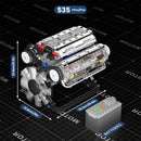 Motor MK V8 Model Kit – 535 Peças | Modelo para Montagem
