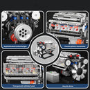 Motor MK V8 Model Kit – 535 Peças | Modelo para Montagem