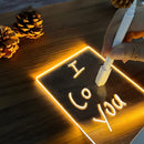 Luminária Lousa De Mesa Com Led e Caneta