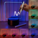Luminária Lousa De Mesa Com Led e Caneta