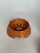 Comedouro Antivoracidade para Cães e Gatos – Estampa de Patinha | 14cm