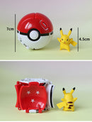 Pokebola com figura Pokémon colecionável