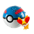 Pokebola com figura Pokémon colecionável