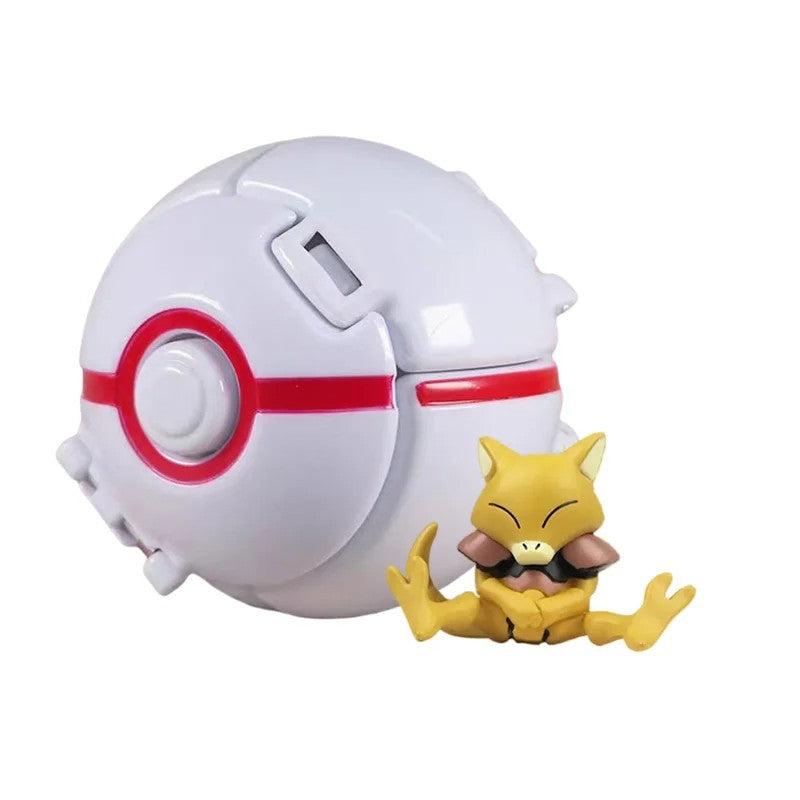 Pokebola com figura Pokémon colecionável