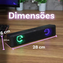 Soundbar Gamer RGB LED 6W