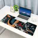 Mouse Pad Gamer Extra Grande 90x40 cm Blue Dragon com Borda Costurada