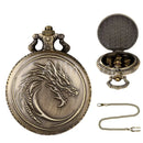 Relógio de Bolso com Mini Dados de Metal