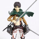 Action Figures Attack on Titan – Eren, Mikasa e Levi Ackerman | Figma