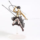 Action Figures Attack on Titan – Eren, Mikasa e Levi Ackerman | Figma