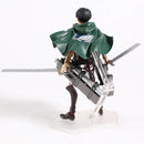 Action Figures Attack on Titan – Eren, Mikasa e Levi Ackerman | Figma