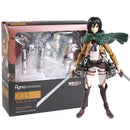 Action Figures Attack on Titan – Eren, Mikasa e Levi Ackerman | Figma