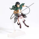 Action Figures Attack on Titan – Eren, Mikasa e Levi Ackerman | Figma
