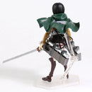 Action Figures Attack on Titan – Eren, Mikasa e Levi Ackerman | Figma