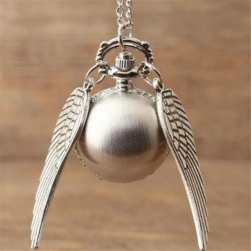 Harry Potter – Relógio de Bolso Pingente Golden Snitch (Pomo Dourado)