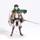 Action Figures Attack on Titan – Eren, Mikasa e Levi Ackerman | Figma