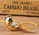 Harry Potter – Relógio de Bolso Pingente Golden Snitch (Pomo Dourado)