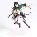 Action Figures Attack on Titan – Eren, Mikasa e Levi Ackerman | Figma