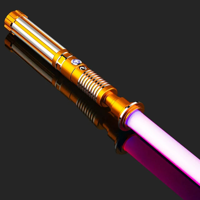 Sabre de Luz RGB de Metal — Edição Intergaláctica da Tranqueiras Goblin