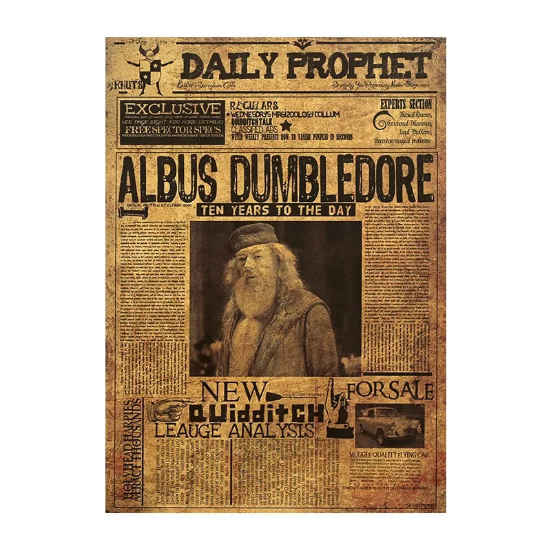 Pôster Harry Potter – Decoração Mágica