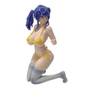 Figura Anime Azur Lane – Pola | Versão Swimsuit, Postura Ajoelhada – 16cm