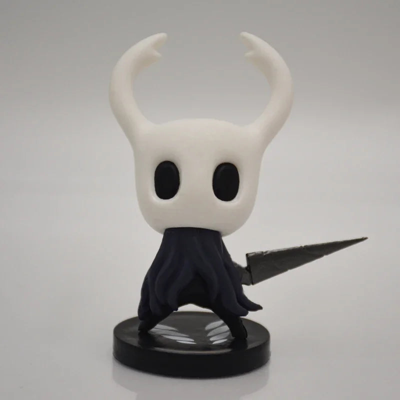 Figuras Hollow Knight e Hornet colecionáveis